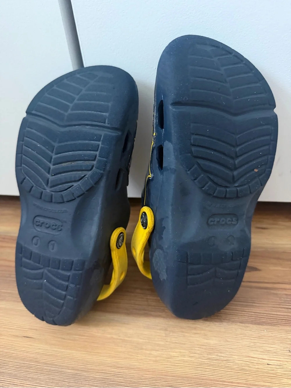 CROCS Batman Kids Clogs in Black and Yellow
